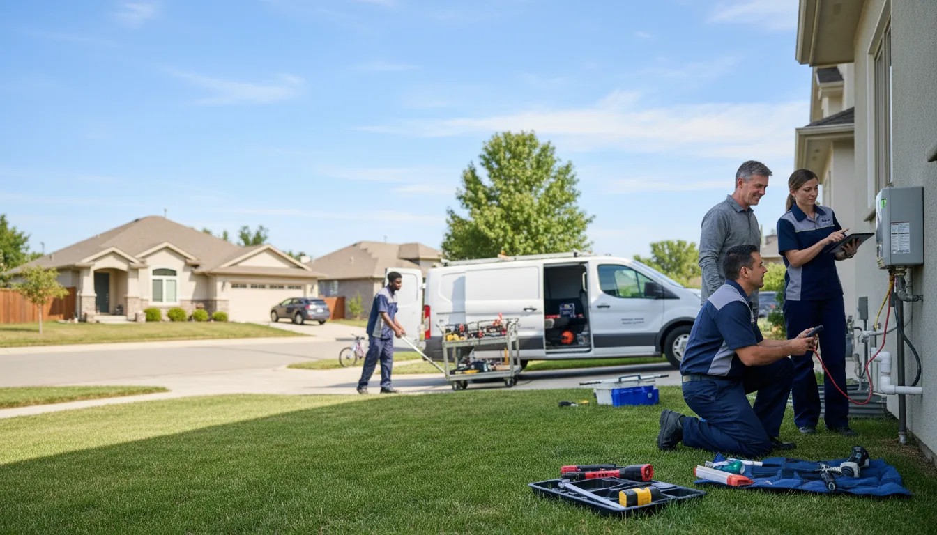 Tankless water heater service in Rochert, MN